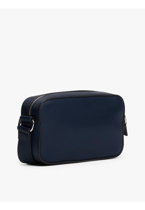 Bolso Azul Cruzado Con Insignia Del Logo Tommy Hilfiger