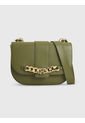 Bolso Bolso Pequeño Con Solapa Y Cadena Mujer Verde Tommy Hilfiger de Tommy Hilfiger