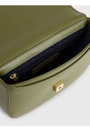 Bolso Bolso Pequeño Con Solapa Y Cadena Mujer Verde Tommy Hilfiger