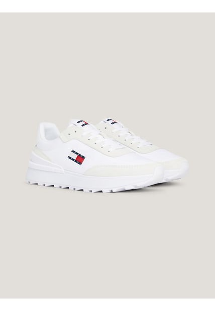 Tenis Blancos De Running Técnicas Essential Tommy Hilfiger