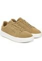 Tenis Khaki Con Diseño Court De Gamuza Tommy Hilfiger de Tommy Hilfiger