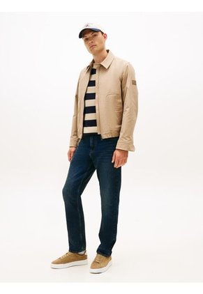 Tenis Khaki Con Diseño Court De Gamuza Tommy Hilfiger