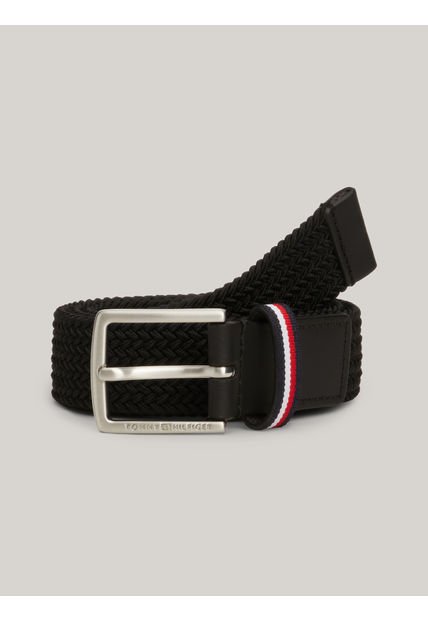 Cinturón Negro Essential Trenzado De Niño Tommy Hilfiger