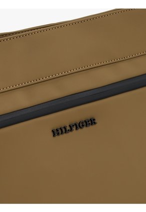 Bolso Chocolate Mensajero Con Correa Cruzada De Tela Tommy Hilfiger
