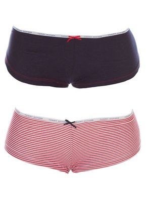 Dúo de Cachetero Rojo-Azul Tommy Hilfiger