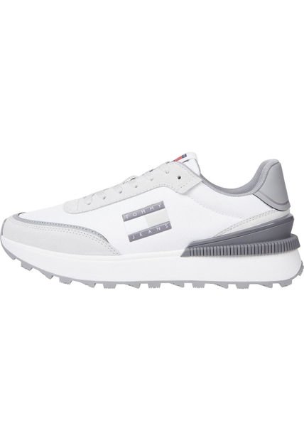 Tenis Gris De Running Técnicas Essential Tommy Hilfiger