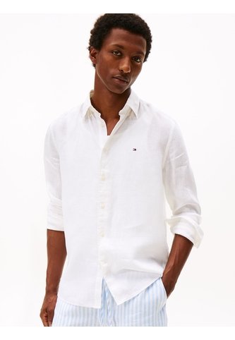 Camisa Blanca De Corte Regular Con Logo Tommy Hilfiger Tommy Hilfiger