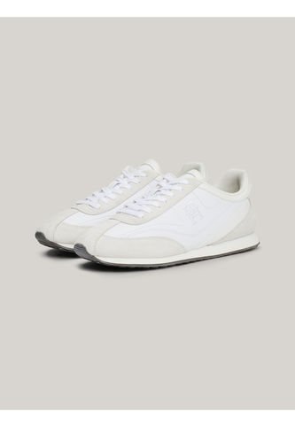 Tenis Blancos Estilo Running Heritage De Cuero Tommy Hilfiger Tommy Hilfiger
