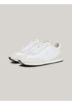 Tenis Blancos Estilo Running Heritage De Cuero Tommy Hilfiger