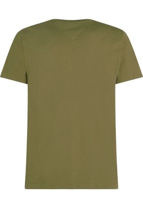 Camiseta Verde Essential En Cuello V Tommy Hilfiger
