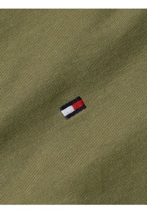 Camiseta Verde Essential En Cuello V Tommy Hilfiger