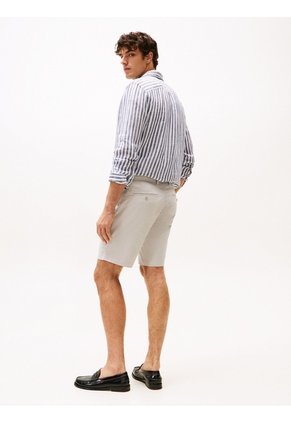 Pantalón Gris Chino Corto Brooklyn Colección 1985 Tommy Hilfiger