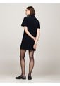Vestido Azul Corto De Manga Corta Tommy Hilfiger de Tommy Hilfiger