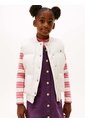 Chaleco Blanco Para Niña Acolchado Amplio De Plumón Tommy Hilfiger de Tommy Hilfiger