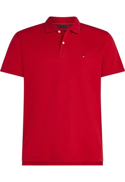 Polo Rojo De Corte Regular Tommy Hilfiger