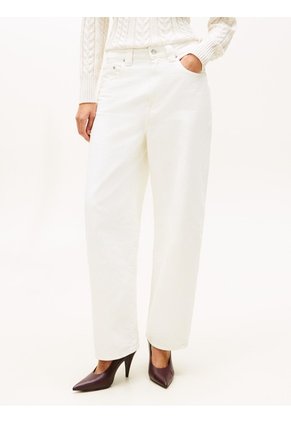 Jeans Blanco Denim De Corte Barrel Tommy Hilfiger