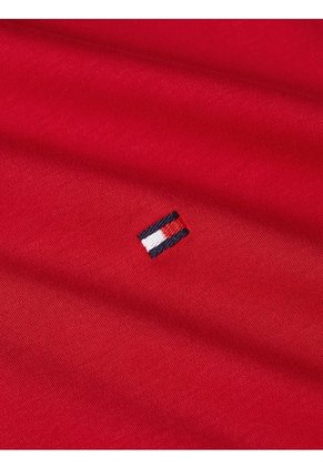 Polo Rojo De Corte Regular Tommy Hilfiger