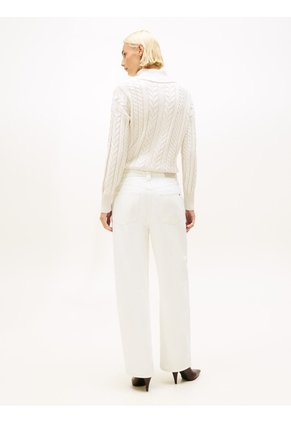 Jeans Blanco Denim De Corte Barrel Tommy Hilfiger