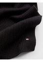 Bufanda Negra De Punto Canal Tommy Hilfiger de Tommy Hilfiger