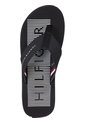 Sandalias Con Logo Bordado Hombre Negro Tommy Hilfiger de Tommy Hilfiger