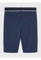 Bermudas De Felpa De Algodón Y Parche Mujer Azul Tommy Jeans de Tommy Hilfiger