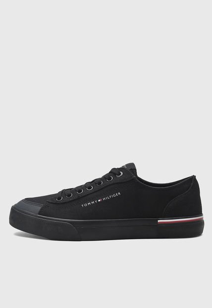 Tenis Lifestyle Negro-Blanco-Rojo TOMMY HILFIGER