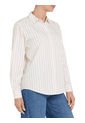 Camisa 1985 Collection Con Corte Amplio Mujer Beige Tommy Hilfiger de Tommy Hilfiger