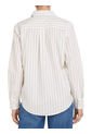 Camisa 1985 Collection Con Corte Amplio Mujer Beige Tommy Hilfiger de Tommy Hilfiger