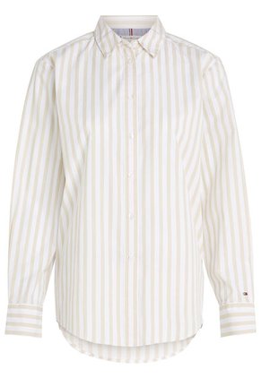 Camisa 1985 Collection Con Corte Amplio Mujer Beige Tommy Hilfiger