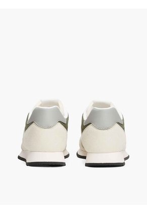 Tenis Verde Con Logo Y Texturas Mixtas Tommy Hilfiger