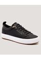 Tenis Negro Con Suela De Tacos Finos Tommy Hilfiger de Tommy Hilfiger