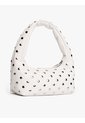 Bolso Blanco De Hombro Con Tachuelas Metalizadas Tommy Hilfiger de Tommy Hilfiger
