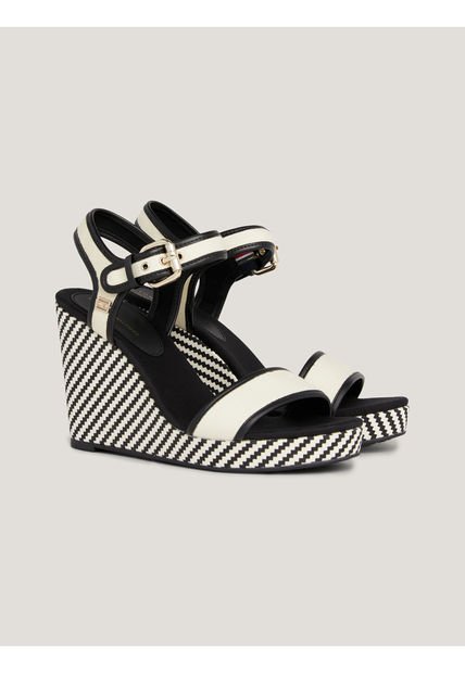 Alpargatas Bicolor De Cuña Media Tommy Hilfiger
