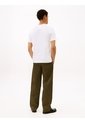 Camiseta Blanca De Cuello Redondo Con Logo Bordado Tommy Hilfiger de Tommy Hilfiger