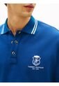 Buzo Azul De Rugby Amplio Con Cuello Ribeteado Tommy Hilfiger de Tommy Hilfiger