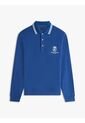 Buzo Azul De Rugby Amplio Con Cuello Ribeteado Tommy Hilfiger de Tommy Hilfiger