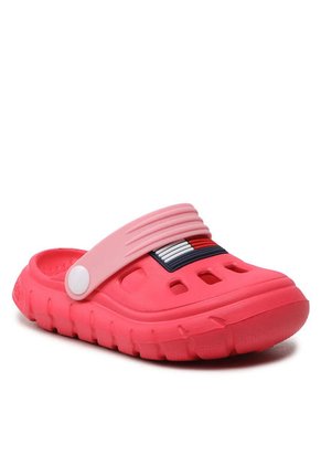 Sandalias Rojas De Niño Con Logo Tommy Hilfiger