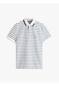 Polo Blanco De Corte Regular Con Logo Gráfico Tommy Hilfiger de Tommy Hilfiger