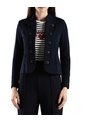 Chaqueta Azul Abierta En Tejido Ponte Con Banda Decorativa Tommy Hilfiger de Tommy Hilfiger