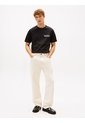Camiseta Negra De Cuello Redondo Con Logo Estampado Tommy Hilfiger de Tommy Hilfiger