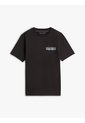Camiseta Negra De Cuello Redondo Con Logo Estampado Tommy Hilfiger de Tommy Hilfiger