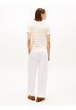 Camiseta Beige Slim Con Cuello En V Tommy Hilfiger de Tommy Hilfiger