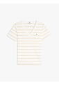 Camiseta Beige Slim Con Cuello En V Tommy Hilfiger de Tommy Hilfiger