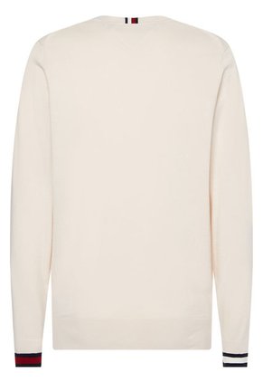 Saco De Cuello Redondo Con Logo Bordado Hombre Blanco Tommy Hilfiger