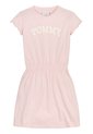 Vestido Rosado De Manga Corta Para Niñas Tommy Hilfiger de Tommy Hilfiger