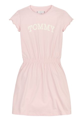 Vestido Rosado De Manga Corta Para Niñas Tommy Hilfiger Tommy Hilfiger