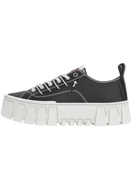 Tenis Deportivo Dentado De Plataforma Tommy Hilfiger