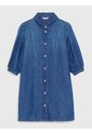 Vestido De Niña Camisero Tejido Denim Tommy Hilfiger de Tommy Hilfiger