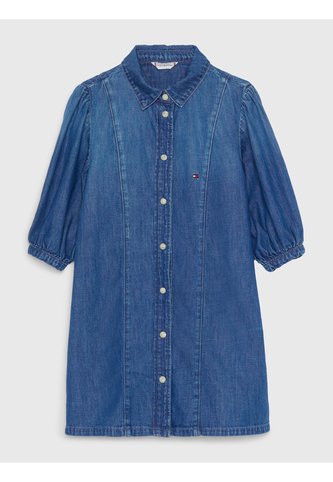 Vestido De Niña Camisero Tejido Denim Tommy Hilfiger Tommy Hilfiger