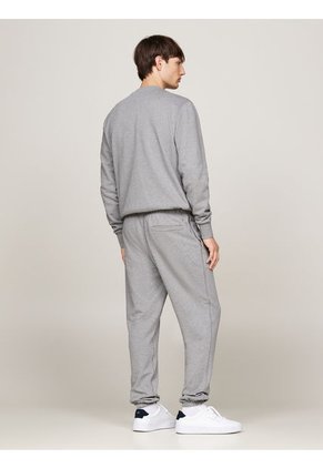 Joggers Gris De Felpa Con Bajo Elástico Tommy Hilfiger